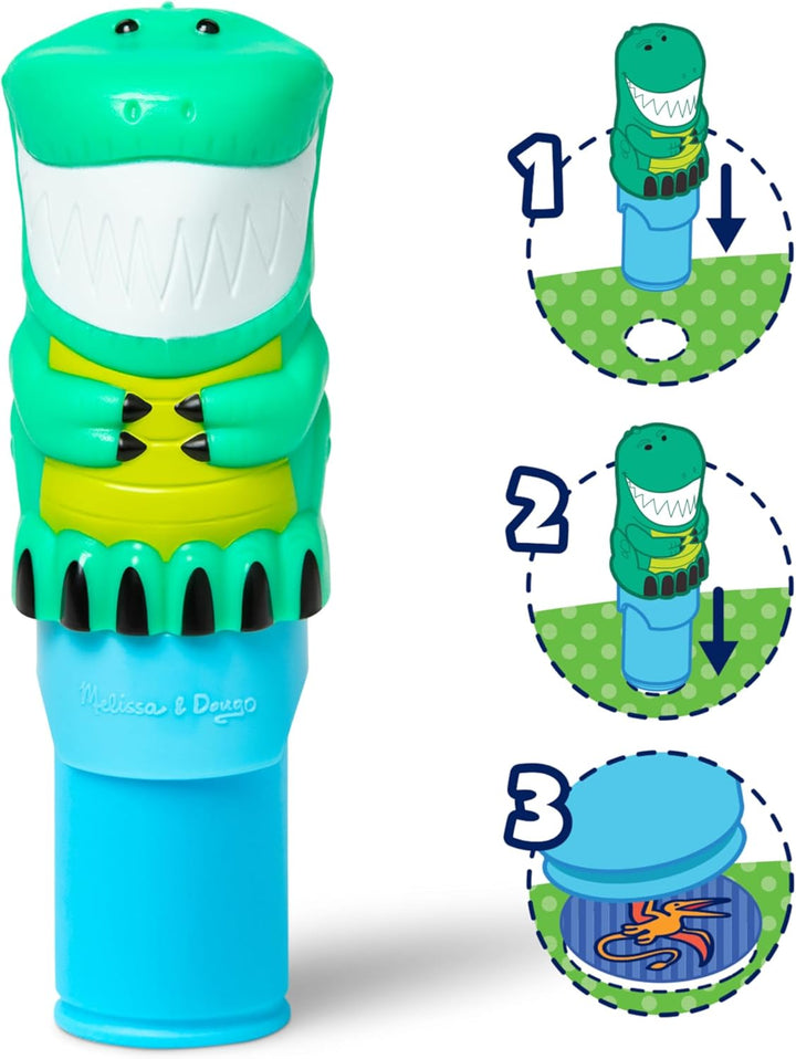 Sticker Wow!™ 24-Page Activity Pad and Sticker Stamper, 300 Stickers, Arts and Crafts Fidget Toy Collectible Character – Dinosaur Creative Play  Toy for Girls and Boys 3+,