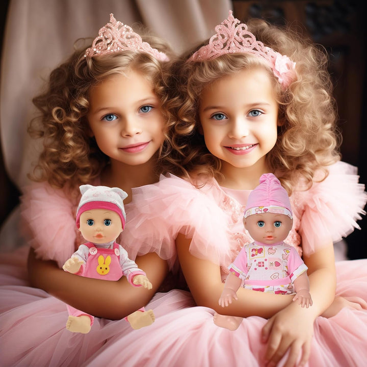 12" Baby Doll Clothes Set with 5 Caps