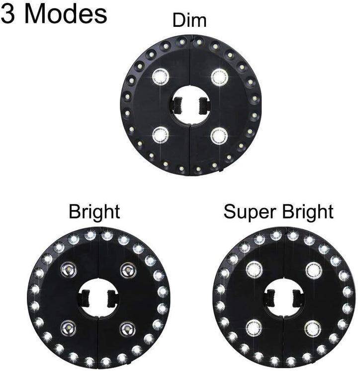 28 LED Cordless Patio Umbrella Light