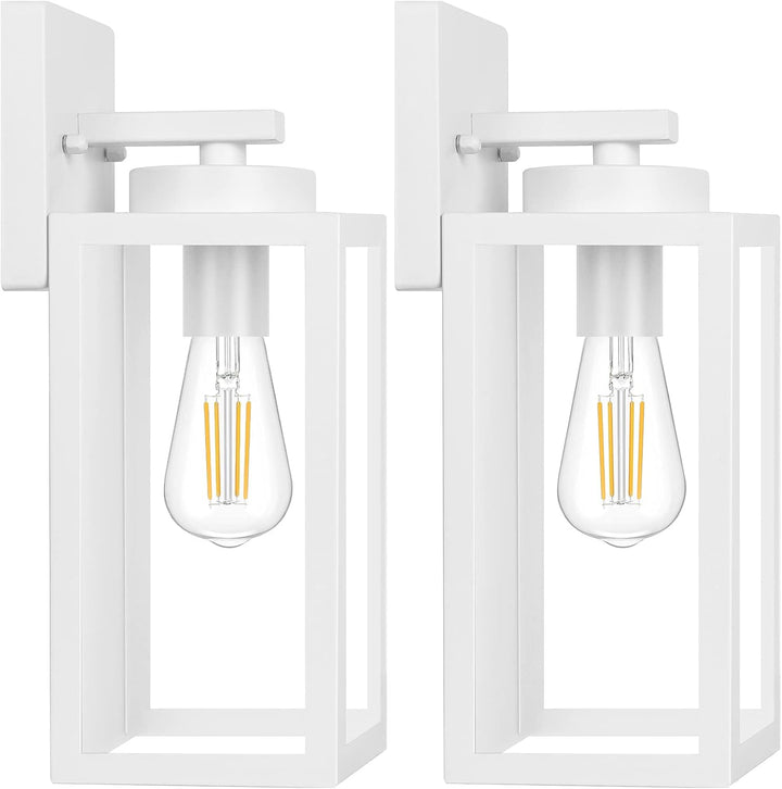 Modern Matte Black Outdoor Wall Lights