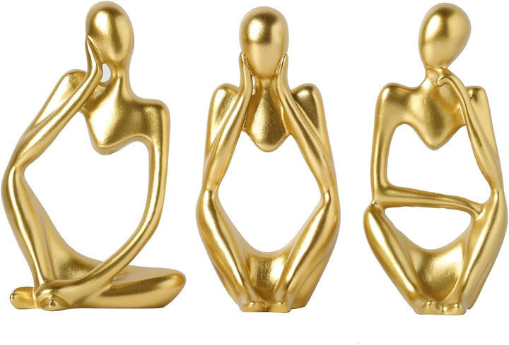 Thinker Statue Set – Abstract Decor