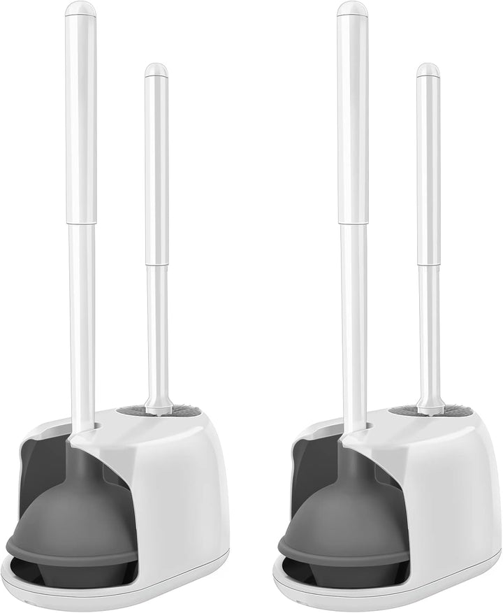 Heavy Duty Toilet Brush & Plunger Set