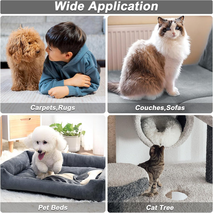 Pet Hair Remover with 60" Adjustable Handle