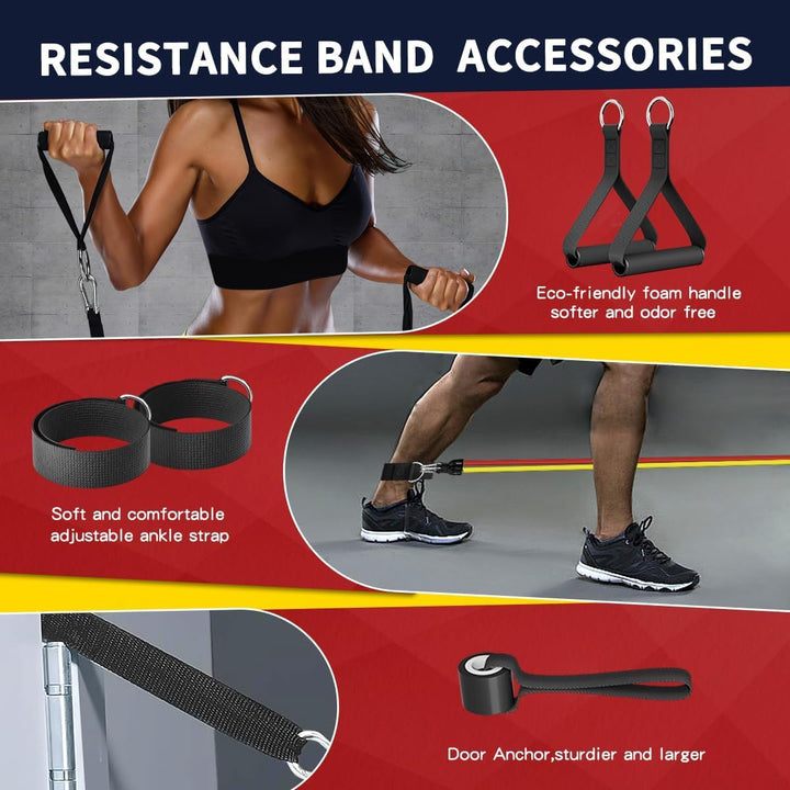 Resistance Bands for Strength & Fitness
