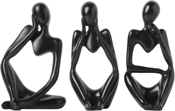 Thinker Statue Set – Abstract Decor