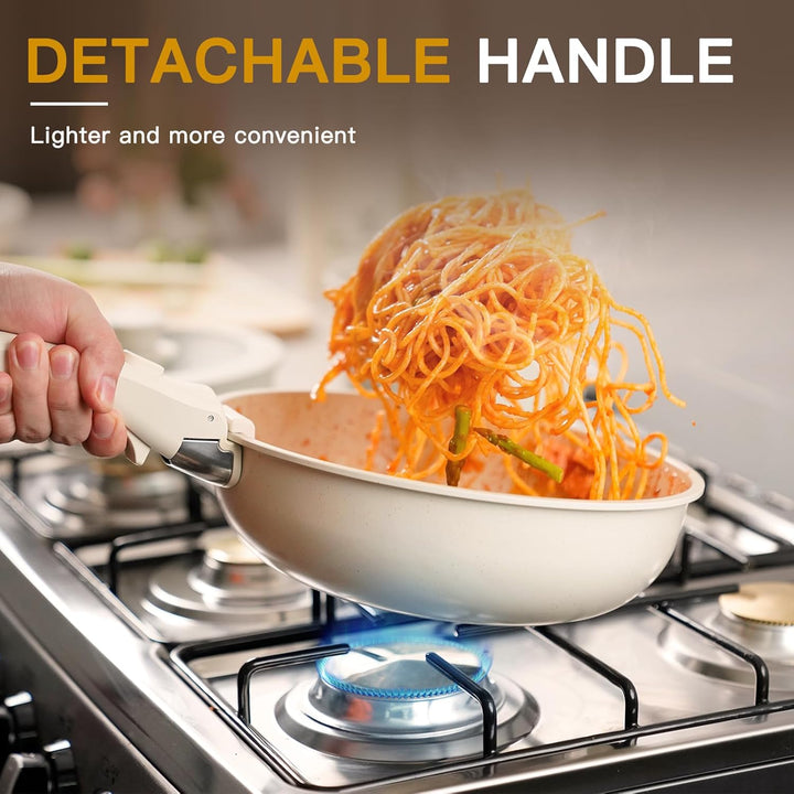 21 Pcs Ceramic Non-Stick Cookware Set