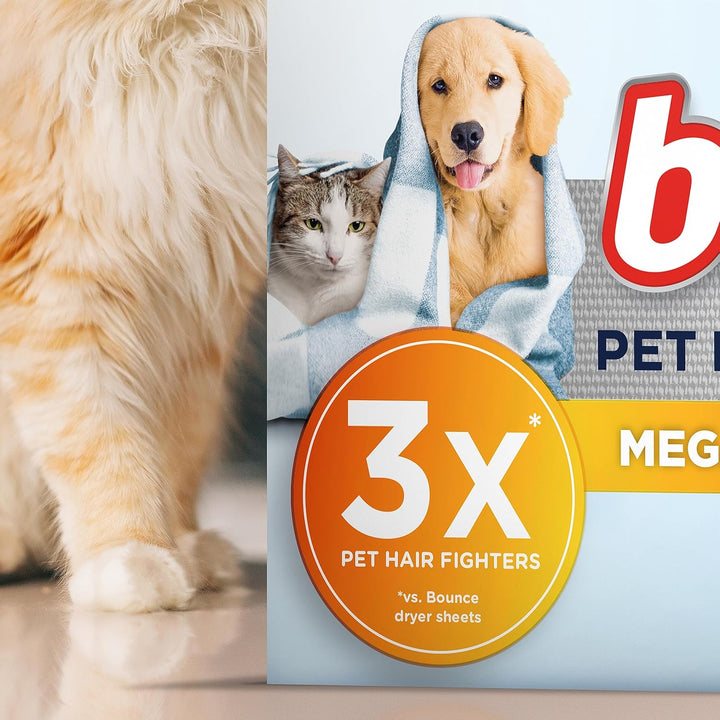 Pet Hair & Lint Guard Dryer Sheets, 130ct