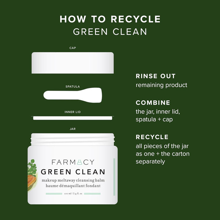 Green Clean Makeup Remover Balm (12ml)