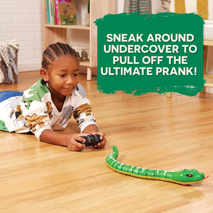 Remote Control Emerald Tree Boa - Electronic Snake Toy for Kids Ages 6+