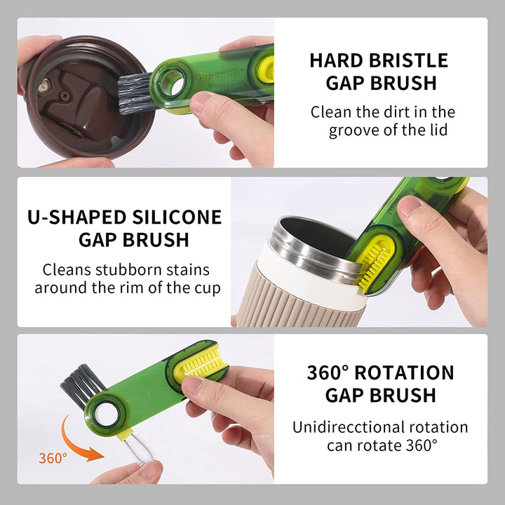 3-in-1 Cup Lid & Bottle Cleaner Set
