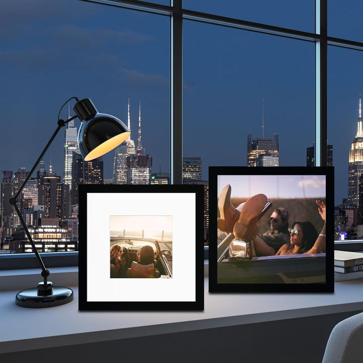9-Pack 12x12 Picture Frames, Black