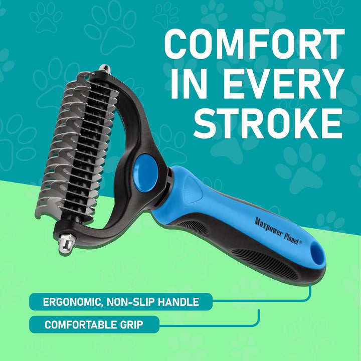 Double-Sided Deshedding Grooming Rake