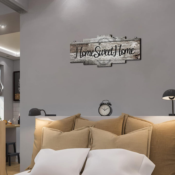 Rustic Home Sweet Home Wooden Sign
