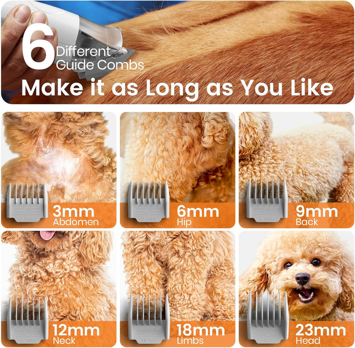 Pet Grooming Vacuum with Nail Grinder & Tools