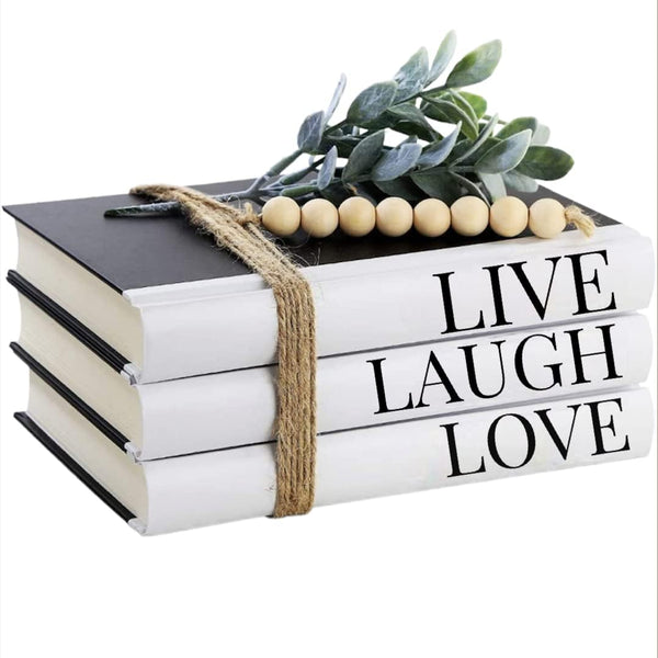 Live Laugh Love Faux Coffee Table Books