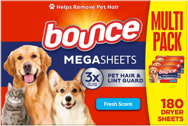 Pet Hair Fighter Dryer Sheets - 130 Count