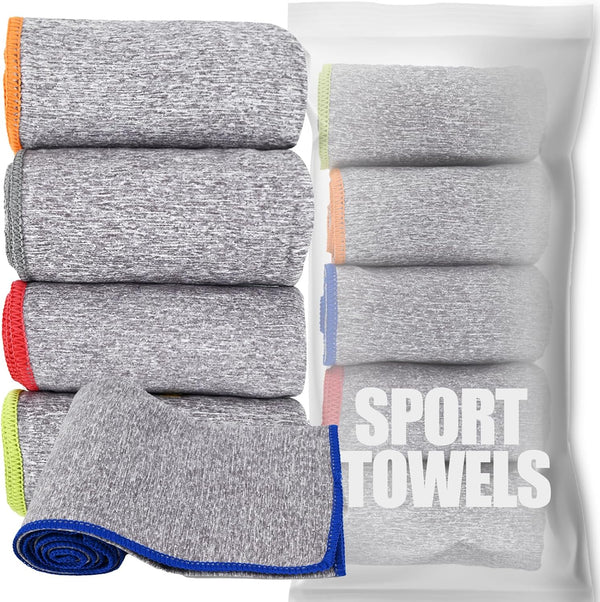 Quick Dry Gym Towels 5 Pack - Odor-Free