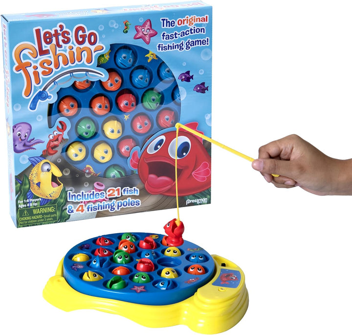 Let'S Go Fishin' Game by  - the Original Fast-Action Fishing Game!, 1-4 Players