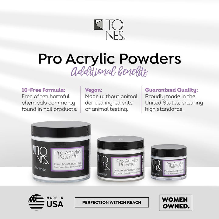 Pro Acrylic Powder Sparkling Clear 8.5oz
