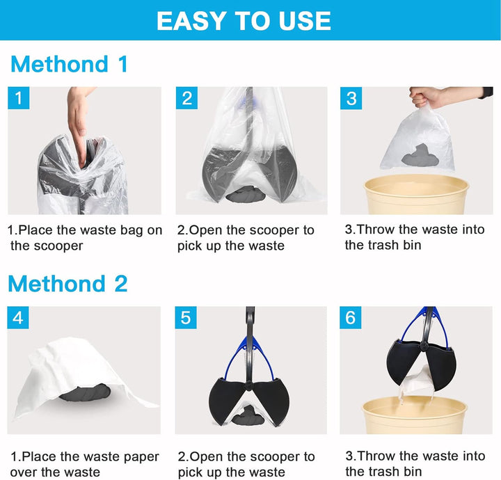 Folding Pooper Scooper for Dogs – Durable & Easy