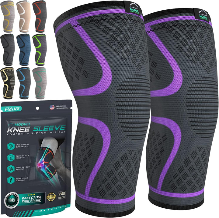 2-Pack Compression Knee Braces