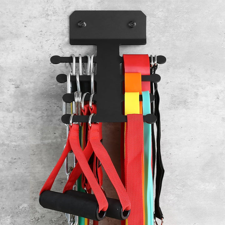 Resistance Band & Jump Rope Storage Rack
