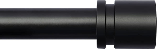 Adjustable Curtain Rod 16-88in, Black