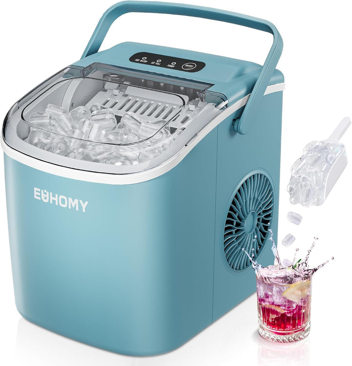 Portable Ice Maker, 26Lbs/24Hrs, Black