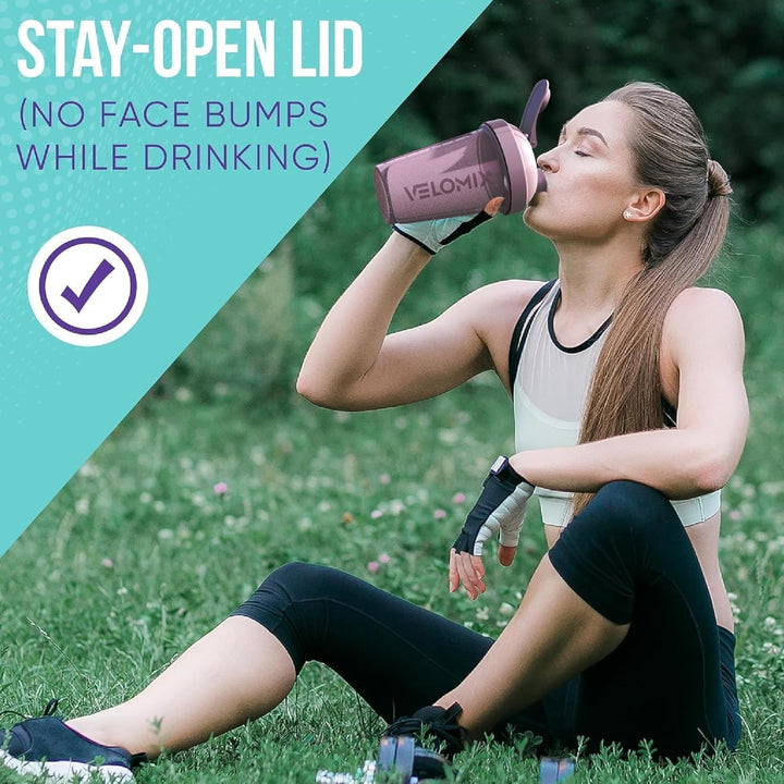 Berry Blend Protein Shaker Bottles - 4 Pack