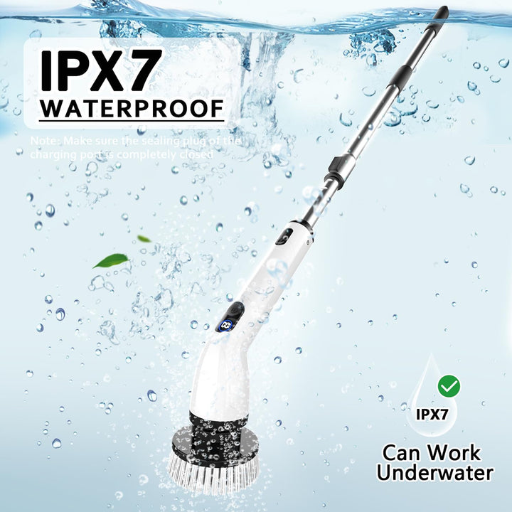 IPX7 Waterproof Electric Spin Scrubber