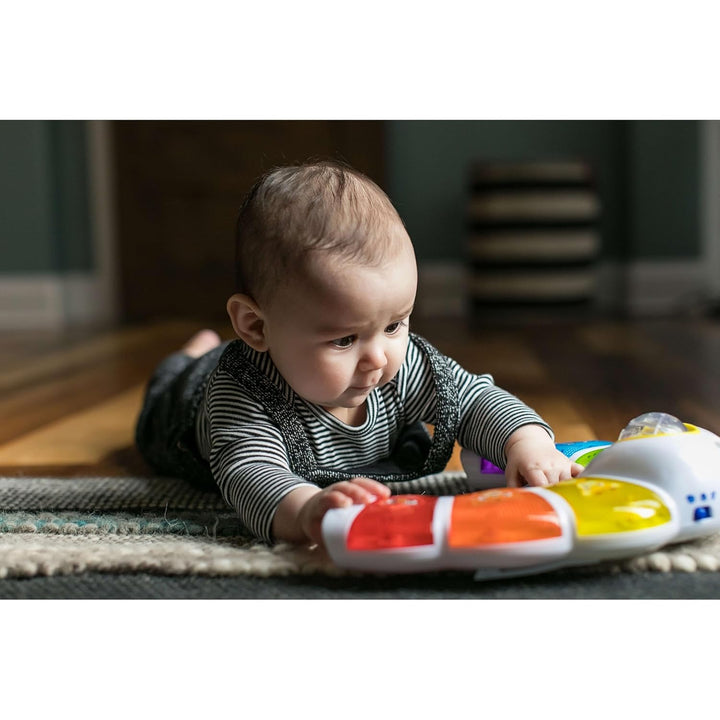 Glow & Discover Light Bar Musical Activity Station and Tummy Time Toy, Montessori Cause and Effect Early Learning for 3-36 Months