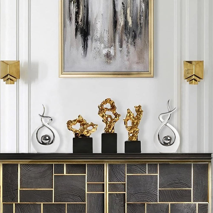Modern Abstract Ceramic Statue Decor