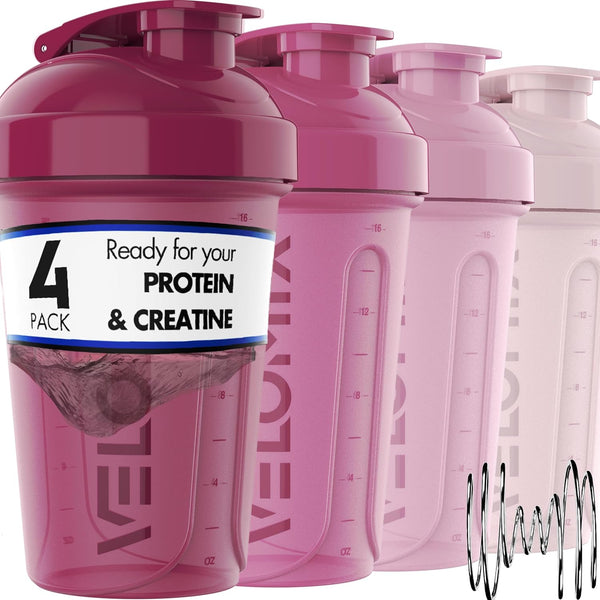 Berry Blend Protein Shaker Bottles - 4 Pack