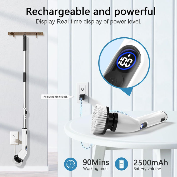 IPX7 Waterproof Electric Spin Scrubber