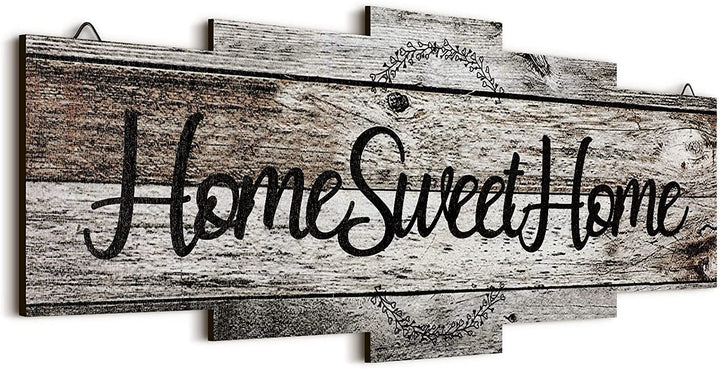 Rustic Home Sweet Home Wooden Sign