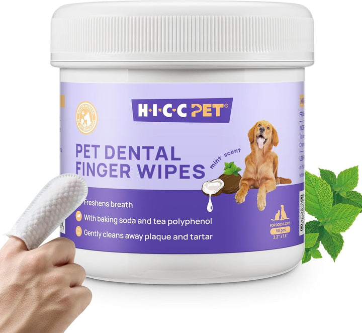 Pet Teeth Cleaning Wipes - 50 Ct
