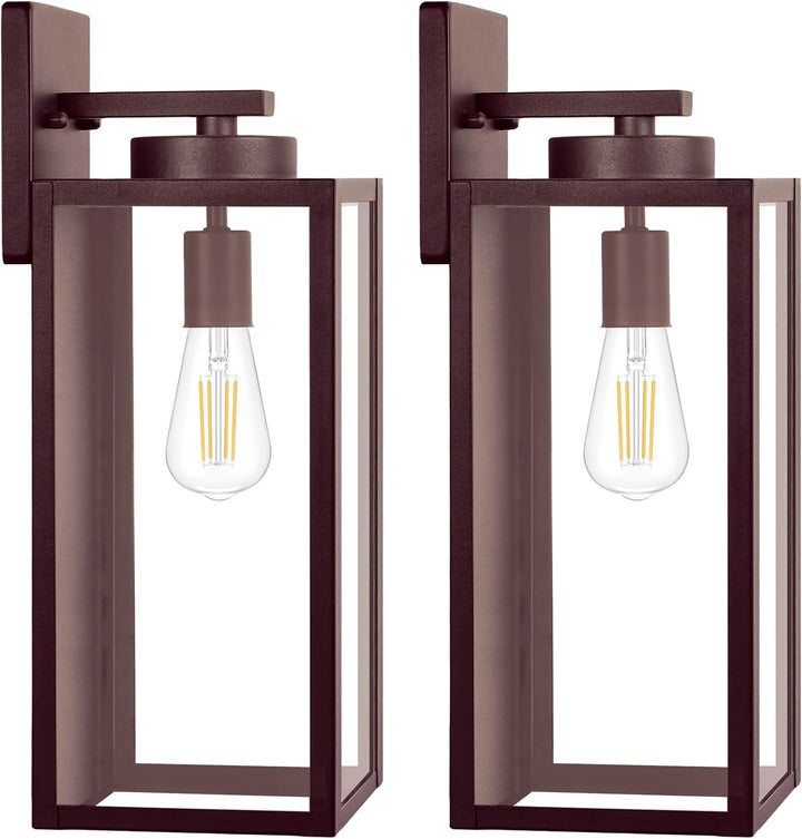 Modern Matte Black Outdoor Wall Lights