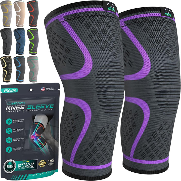 2-Pack Compression Knee Braces
