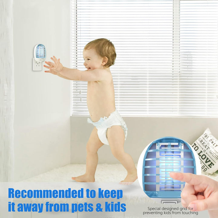 2-Pack Indoor Mosquito Zapper & Fly Trap