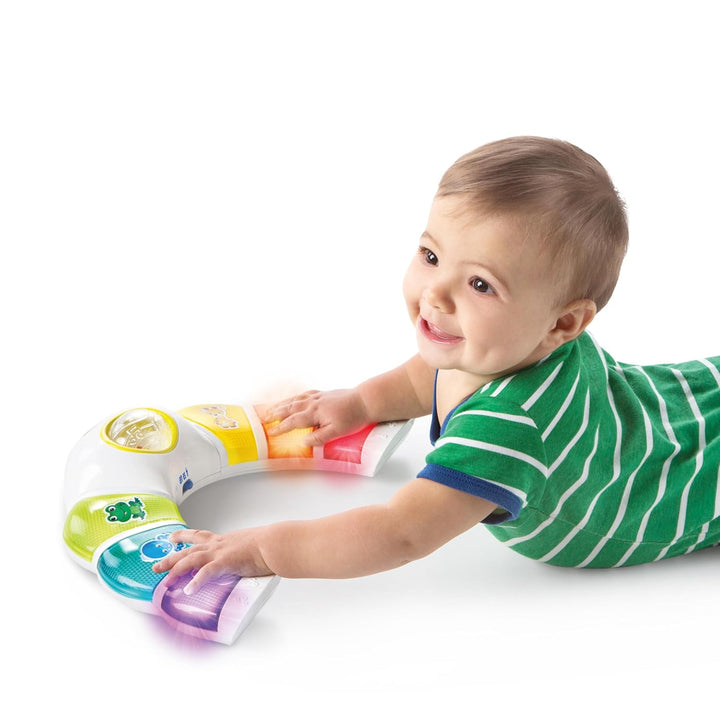 Glow & Discover Light Bar Musical Activity Station and Tummy Time Toy, Montessori Cause and Effect Early Learning for 3-36 Months