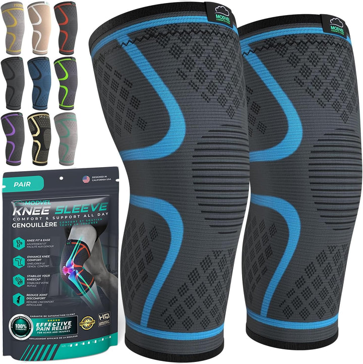 2-Pack Compression Knee Braces