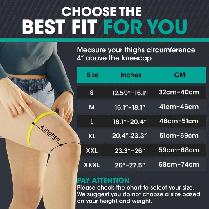 2-Pack Compression Knee Braces