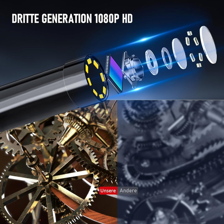1080P Endoscope Camera with LED Lights
