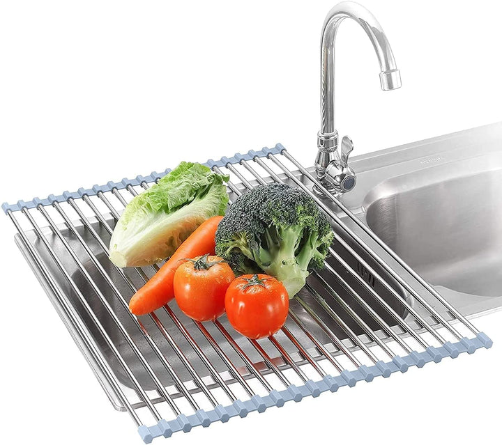 Roll-Up Dish Drying Rack for Kitchen Sink