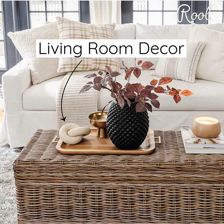 Beige Wooden Knot & Chain Link Decor