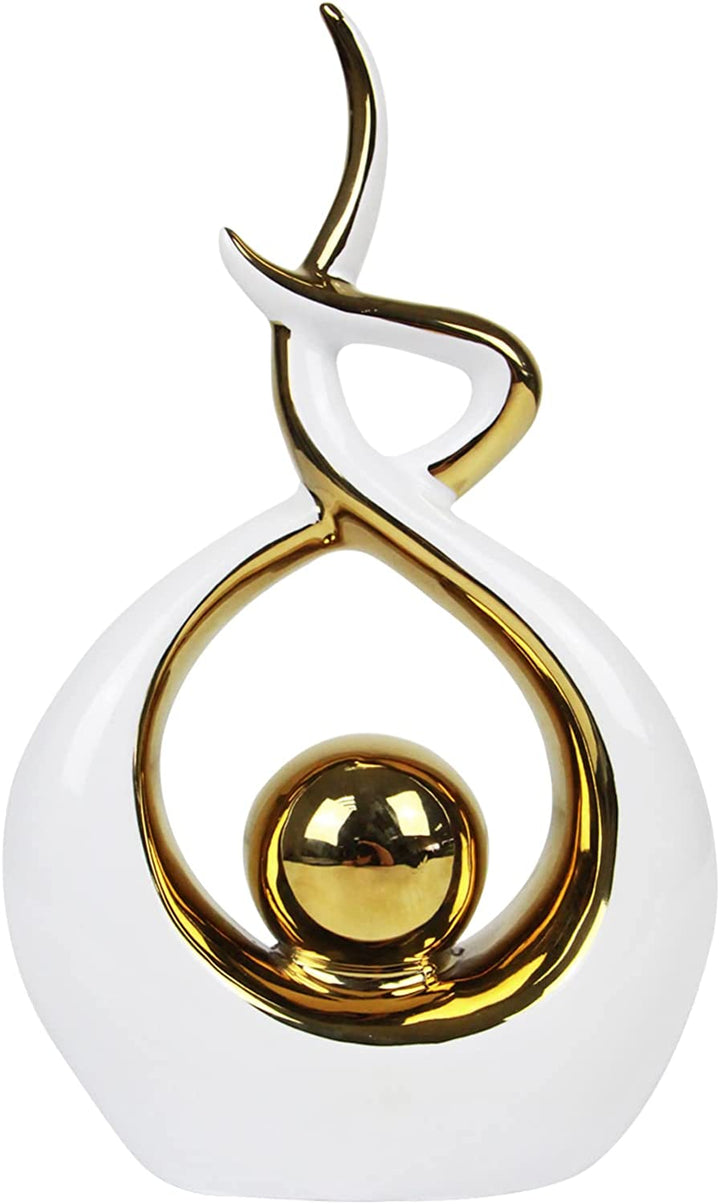 Modern Abstract Ceramic Statue Decor