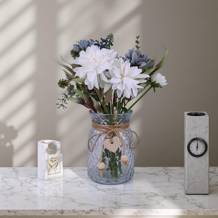 Rustic Fake Flower Vase Decor